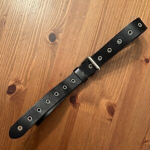 American Eagle Outfitters Black Belt with Silver Buckle